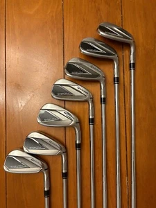 TAYLORMADE STEALTH IRONS 5i-AW | KBS MAX 85 STIFF | OVERSIZE TOUR WRAP 2G - Picture 1 of 5