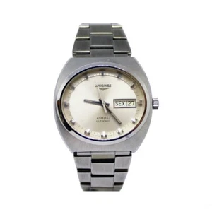 *jcr_m* Longines Vintage Admiral Ultronic Day Date Ref. 2340.1 Gray Dial - NOS - Picture 1 of 8