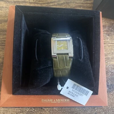 NIB - Baume & Mercier Catwalk Green Women's Watch, M0AO8267 RARE - Image 1 of 4