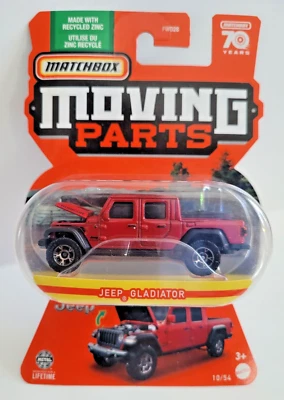 Matchbox 2023 Moving Parts 10/54 Jeep Gladiator Red - Image 1 of 3