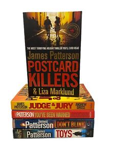5 x James Patterson Book Bundle Large Paperback Crime Thriller 