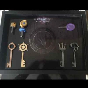 Resident Evil Revelations Key Collection Shadow Box | A3 Size | Resin Keys - Picture 1 of 3