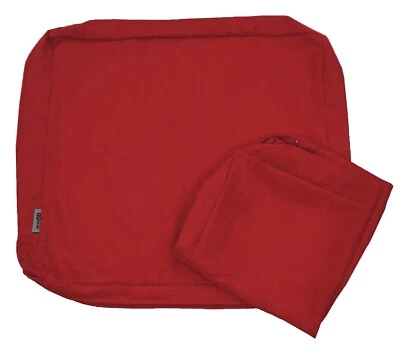 Paquete de 4 fundas de cojín de asiento de patio para exteriores resistentes al agua - fundas solo 25"X25"X5" Foto 1 de 4