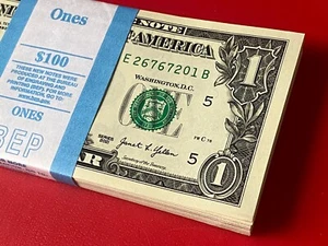 NEW 2021 $1 DOLLAR BILL ( RICHMOND E ) UNCIRCULATED - Picture 1 of 4
