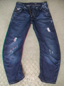 MENS G STAR 'ARC 3D LOOSE TAPERED' JEANS SIZE 33 SHORT - Picture 1 of 5