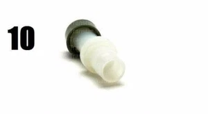 (10 PACK) GM TH350 TH350C Plastic Case Vent Breather Tube TH-250/250C/350/350C - Foto 1 di 1