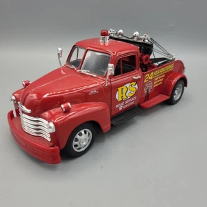 1:24 Chevrolet 3100 Red Breakdown Tow Truck 1953 Chevy Welly G LGB Scale Diecast - Picture 1 of 15