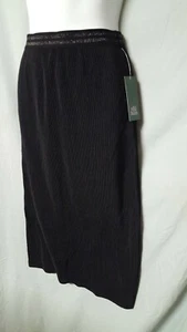 WILD FABLE Black Skirt Ribbed Midi Lightweight SIZE XS 25 - 27" WAIST - Picture 1 of 4