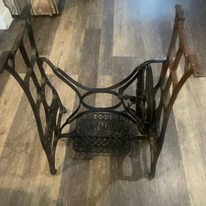 Antique NEW HOME Treadle Sewing Machine Base 21” across The Top - Picture 1 of 9