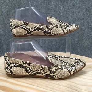 Aldo Shoes Womens 8.5 Slip On Loafers Multicolor Faux Leather Casual Snakeskin - Picture 1 of 14