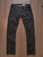 Gustin 37 slim selvedge jeans like NEW #158 Italy black