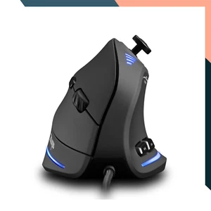Vertical GAMING MOUSE 10000 DPI Programmable 11 BUTTONS USB Wired RGB Optical - Picture 1 of 6