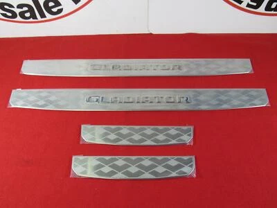 Protector de puerta de acero inoxidable Jeep Gladiator NUEVO OEM MOPAR Foto 1 de 4