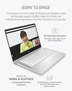 HP Chromebook 14" - Intel Celeron N4000, 4GB RAM, 32GB eMMC (14a-na0021nr) - Picture 1 of 10