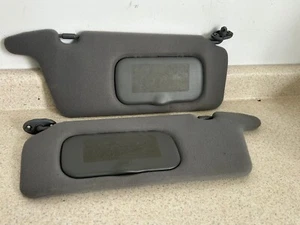 2001-2005 HONDA CIVIC SUN VISOR LH RH SIDE SET DARK GRAY CLOTH OEM - Picture 1 of 3
