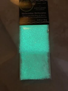 ASHLAND HALLOWEEN MINIATURES GLOW IN THE DARK STARS & MOONS ~ NEW IN PKG - Picture 1 of 3