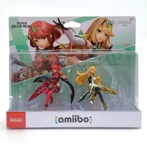 Nintendo Amiibo Pyra & Mythra W Set Super Smash Bros. HOMURA HIKARI XENOBLADE - Picture 1 of 7