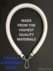 FLAG POLE WHITE WEIGHT WEIGHTED COLLAR NECKLACE BRAND NEW - Picture 1 of 6