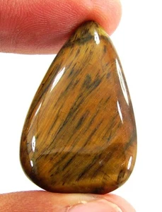 Piedra preciosa suelta ojo de tigre natural 31,20 quilates cabujón alambre envoltura piedra - 23711 - Imagen 1 de 2