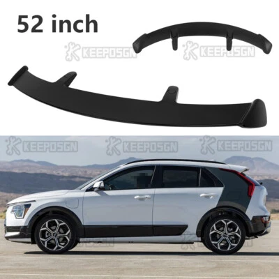52" Matte Black Rear Roof Window Trunk Spoiler Wing Lip For Kia Niro 2023-2024 - Image 1 of 4