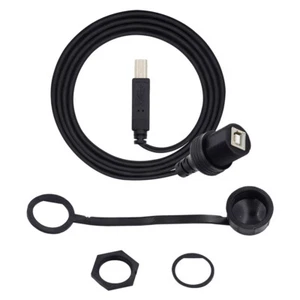 CABLECY Waterproof Dustproof 480Mbps USB2.0 Standard B Type Male to Female - Picture 1 of 8