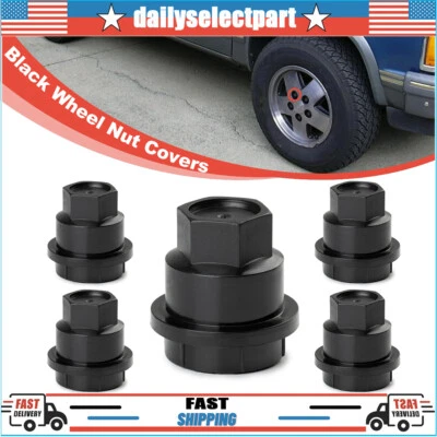 5x Tapas Tuercas Negras Para Chevrolet S10 Blazer GMC Jimmy Sonoma 15661036 Foto 1 de 4
