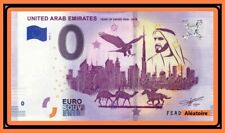 Billet Touristique Souvenir 0 Euro - Émirats arabes unis - YEAR OF ZAYED 2019