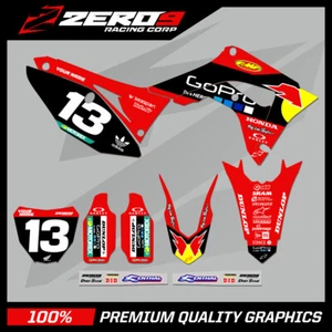Kit de Gráficos MX Personalizado: HONDA CRF Motocross Graphics 85 - 150 / PRO G - Imagen 1 de 6