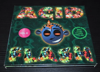 ACID FLASH - Vol. 2- 100 % Pure Underground - Various - 2 CD's - TOP ZUSTAND - Bild 1 von 4