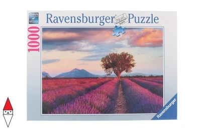 PUZZLE PAESAGGI RAVENSBURGER CAMPAGNA CAMPI DI LAVANDA 1000 PZ - Immagine 1 di 2