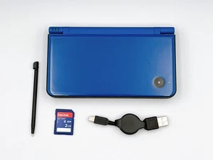 Console Nintendo DS i XL LL blu testata Zelda Soft SD modello Giappone rango A - Foto 1 di 17