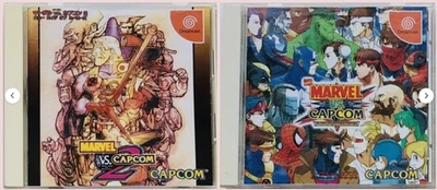 Marvel Vs. Capcom 1 2 Crash Heroes New Age Lot 2 Set Sega Dreamcast DC - Image 1 of 4