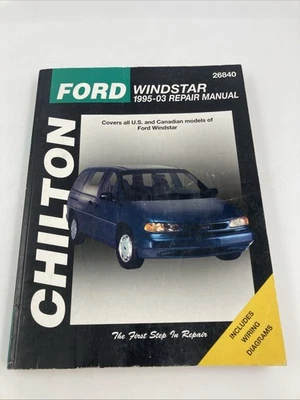 Chilton 26840 Repair Manual Ford Windstar 1995-2003 Book US & Canadian Models - Изображение 1 из 4