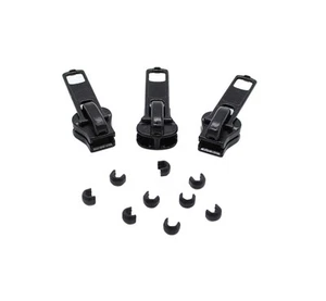 Zipper Repair Kit - #5 Vislon Auto Lock Sliders - 3 Universal Sliders and Sto... - Picture 1 of 1