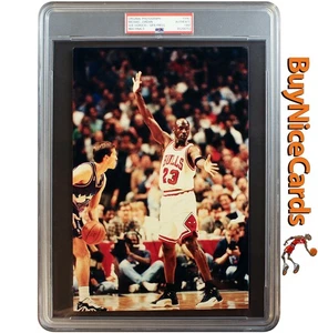 Michael Jordan NBA Finals Type 1 Original Photograph Sue Ogrocki SIPA Press PSA - Picture 1 of 4