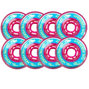 Revision Roller Hockey Wheels Indoor Variant 8-Pack (Choose Size/Hardness) - Picture 1 of 9