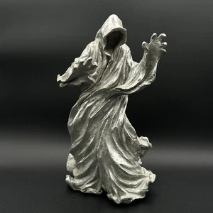 Z Gallerie Grim Reaper Figurine Silver Resin? 11.5 X 7 Inches Halloween Decor - Picture 1 of 11