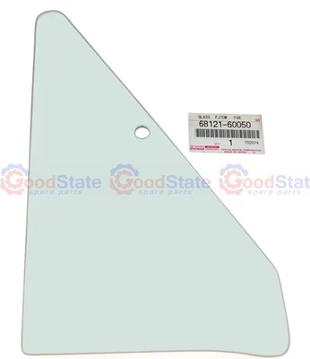 Genuine LandCruiser RJ70 PZJ75 PZJ73 Right RH Quarter 1/4 Vent Window Glass - Image 1 of 2