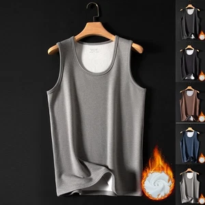 Men Velvet Camisole Slim Fit Winter Wear Base Layer Shirt Casual Wear For Men - Picture 1 of 33