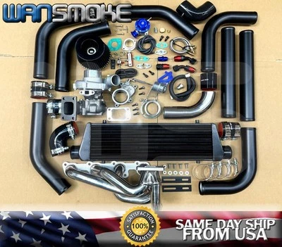 Turbo Kit T3/T4 Charger for 76/95 B21 B230 VOLVO 240 740 244 760 940 2.1L/2.3L K - Bild 1 von 4