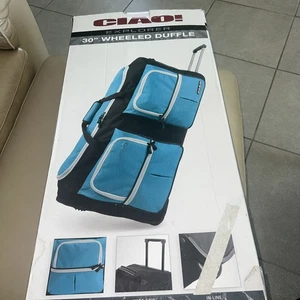 Ciao 30 Inch Wheeled  Duffel  Luggage Extending Handle Outer Pockets New - Picture 1 of 5