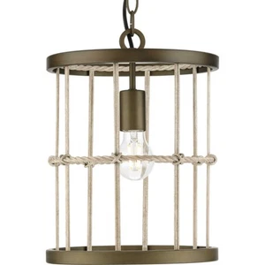 Progress Lighting P500417 Lattimore 10"W Pendant - Brass - Picture 1 of 3