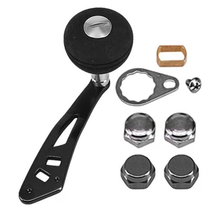 Mango eléctrico de baitcasting mango de pesca de metal mango perilla agarre repuesto negro - Imagen 1 de 14