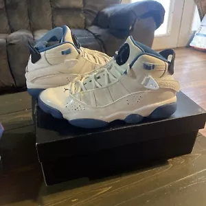 Size 9.5 - Jordan 6 Rings White Dark Marina Blue - Picture 1 of 8