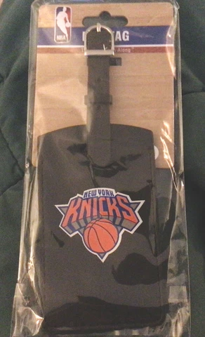 New York Knicks Luggage Tag Bag NBA New Unopened Cover