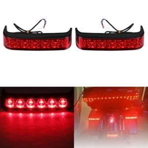 LED Rücklicht Satteltaschen Seiten Koffer Für Harley Touring FLHT 1996-2013 Rot - Picture 1 of 10