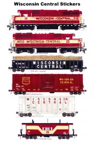 Pegatinas individuales Wisconsin Central Train 6 Andy Fletcher - Imagen 1 de 1