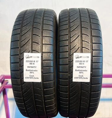 GEBRAUCHTER REIFEN INFINITY WINTER HERO INF-049 225/60 R17 99H INVERNALI - Bild 1 von 2