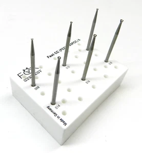 Fox FCC Cup Burs Champion Assortment Set 6 Burs 008-018 Germany - Picture 1 of 10
