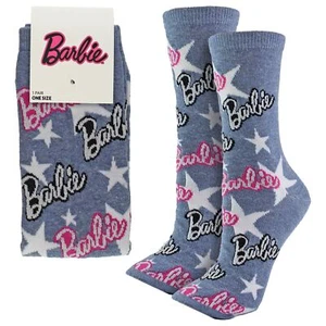 Novelty Barbie Socks for Women | Cute Gift for Her | Novelty Dress Socks - Picture 1 of 3